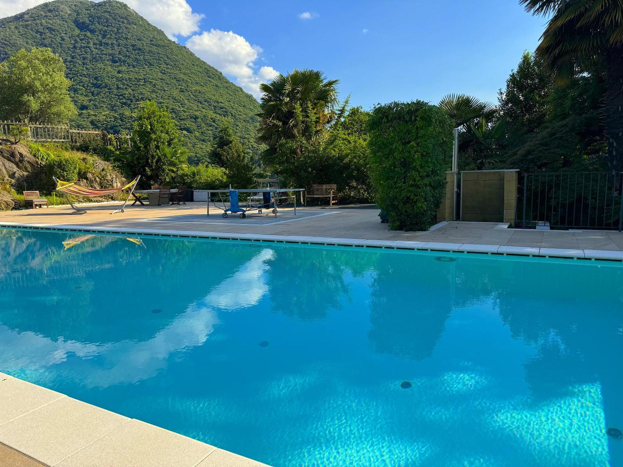 The Comfortable House With Big Pool In The Center Of Mergozzo Kültér fotó